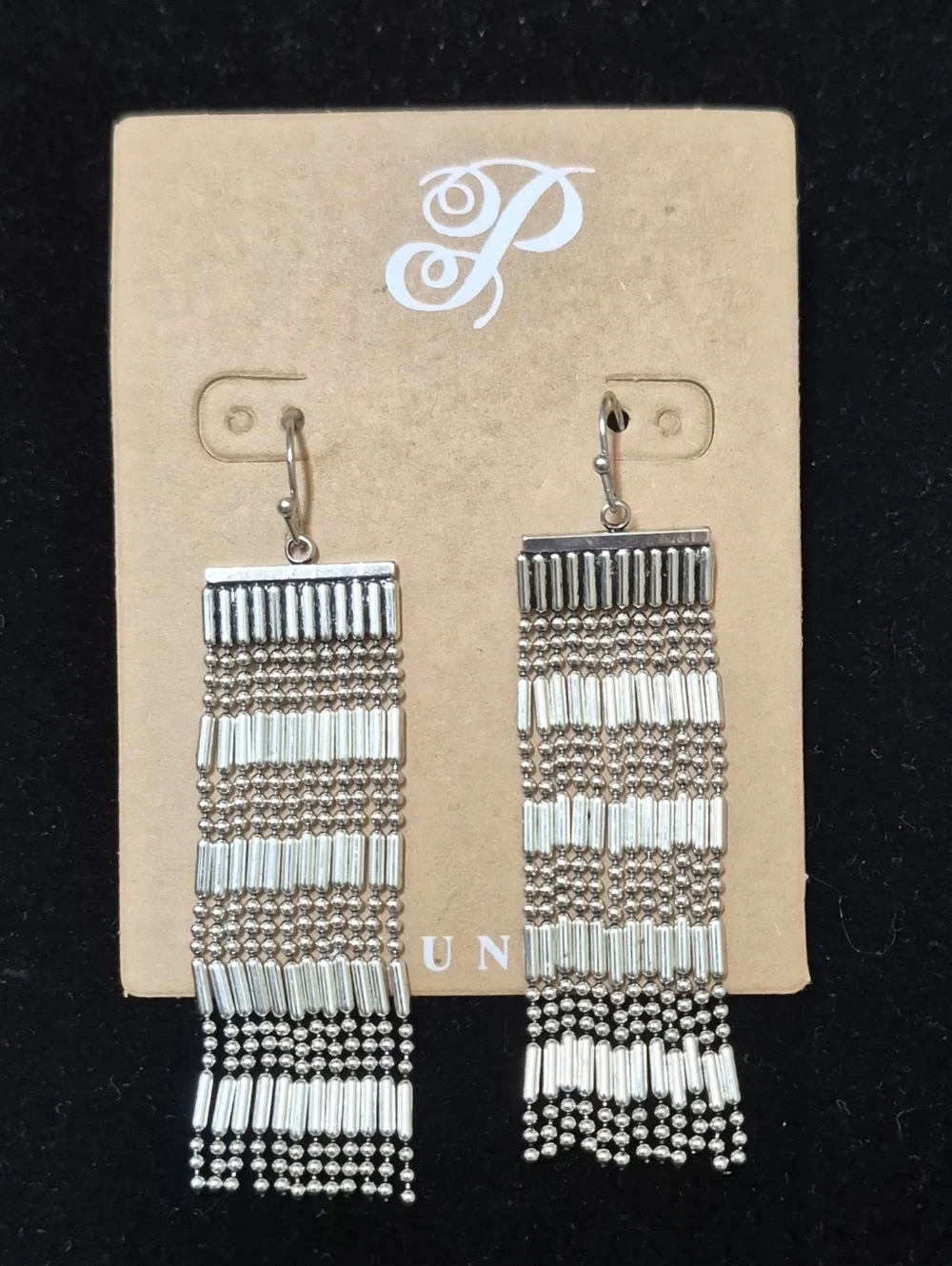 Plunder Design Empire State Etiquette Silver Earrings - NIP